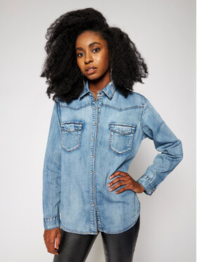 One Teaspoon One Teaspoon Ing New Vintage 23921 Kék Oversize