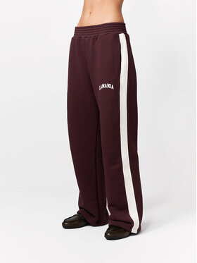 La Mania La Mania Spodnie dresowe DARLENE Brązowy Basic Fit