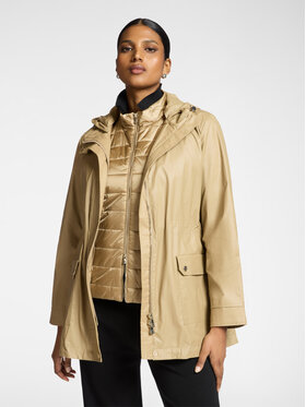 Elena Mirò Elena Mirò Giubbotto piumino F245P000188N022 Marrone Regular Fit