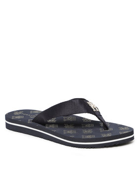 Tommy Hilfiger Tommy Hilfiger Žabky Th Elevated Flip Flop FW0FW07420 Tmavomodrá