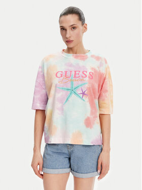 Guess Guess Marškinėliai E5GI00 K8G01 Spalvota Oversize