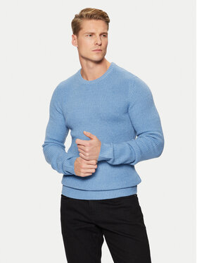 Blend Blend Πουλόβερ 20717277 Γαλάζιο Regular Fit