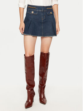 Guess Guess Φούστα τζιν W4PD1B D5JV1 Σκούρο μπλε Regular Fit
