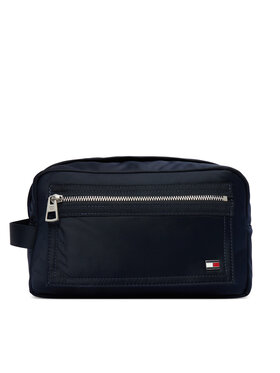 Tommy Hilfiger Tommy Hilfiger Geantă pentru cosmetice Enamel Flag Travel Washbag AM0AM14111 Bleumarin