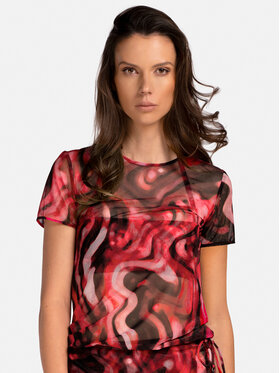 Miss Lou Miss Lou Blusa O-SI2-BRD Bordeaux