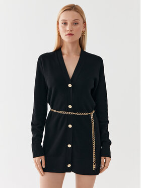MICHAEL Michael Kors MICHAEL Michael Kors Trikotažinė suknelė MF360O24VR Juoda Relaxed Fit