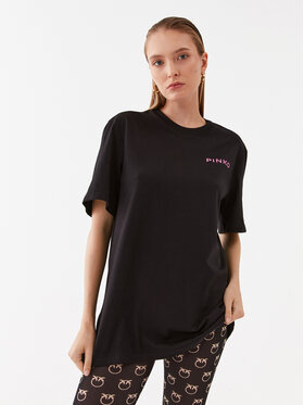 Pinko Pinko T-Shirt 101704 A13K Černá Relaxed Fit