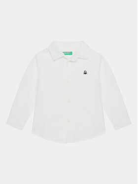 United Colors Of Benetton United Colors Of Benetton Koszula 5DU6GQ00J Biały Regular Fit