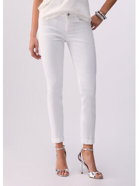 Liu Jo Liu Jo Spodnie materiałowe WA6255T714411111 Biały Slim Fit