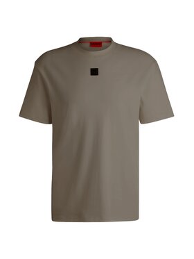 HUGO HUGO T-Shirt Dalile 50505201 Hnědá Regular Fit