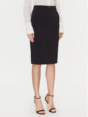 Elisabetta Franchi Elisabetta Franchi Φούστα midi GO-099-51E2-V260 Μαύρο Regular Fit