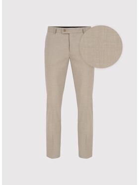 Pako Lorente Pako Lorente Spodnie garniturowe P25SF-6G-031 Beżowy Super Slim Fit