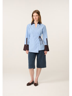 Fabienne Chapot Fabienne Chapot Bluzka 6945-1780-103 Niebieski jasny Regular Fit