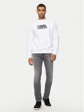 KARL LAGERFELD Jeans Hlače 265840 500830 Siva Slim Fit