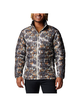 Columbia Columbia Kurtka przejściowa Columbia Powder Lite II Printed Jacket Szary Regular Fit