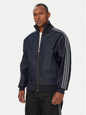 adidas adidas Džinsa jaka Firebird Adicolor KS4971 Tumši zils Loose Fit
