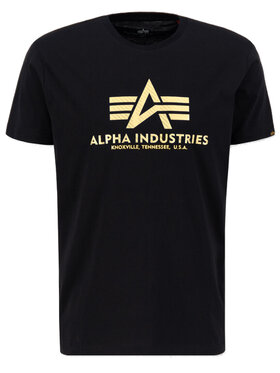 Alpha Industries Alpha Industries T-Shirt 100501CB Czarny Regular Fit