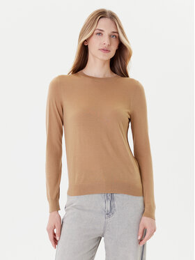 BOSS BOSS Pulover Ferpina 50544987 Bej Slim Fit