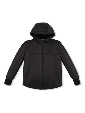 PHILIPP PLEIN PHILIPP PLEIN Vatovaná bunda 30369 Čierna Basic Fit