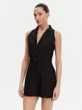 Morgan Morgan Jumpsuit 241-SHIWI.F Schwarz Regular Fit