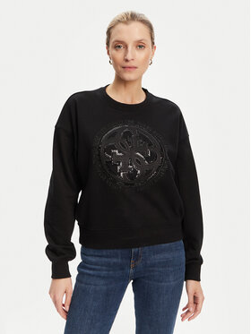 Guess Guess Bluza W5YQ07 KB681 Czarny Regular Fit