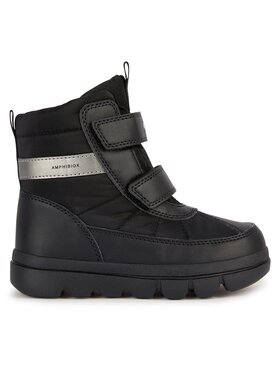 Geox Geox Μπότες Χιονιού J Willaboom Boy B Ab J36LFB 0FU54 C9999 S Μαύρο