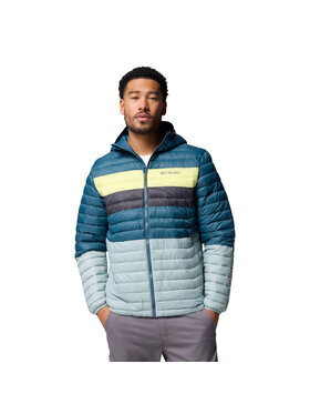 Columbia Columbia Giacca di transizione Columbia Powder Pass Hooded Jacket Blu Regular Fit