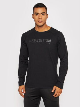 4F 4F Longsleeve H4Z21-TSML010 Czarny Regular Fit