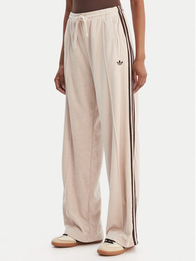 adidas adidas Долнище анцуг Terry Towel Firebird KQ6661 Бежов Loose Fit