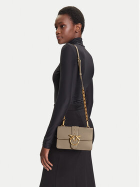 PINKO PINKO Torebka Love One Mini ST.CL Al 25-26 PLTT 105856 A0F1 Szary