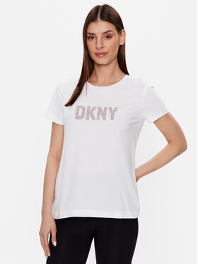 DKNY DKNY T-krekls P9BH9AHQ Balts Regular Fit