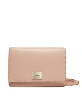 Calvin Klein Calvin Klein Дамска чанта Hardware Flap Crossbody K60K612967 Розов