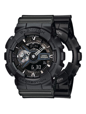Casio Casio Zegarek SET GA-110-1BER + BEZEL 10358741 + PASEK 10467764 Czarny