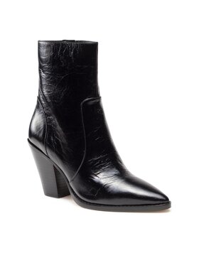 MICHAEL Michael Kors MICHAEL Michael Kors Bokacsizma Dover Heeled Bootie 40F3DOHE5L Fekete