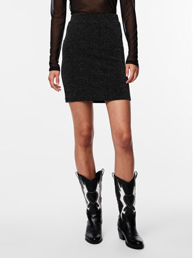 Pieces Pieces Pouzdrová sukně 17140618 Černá Slim Fit