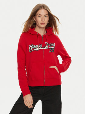 Guess Jeans Guess Jeans Felpa W4BQ03 KC811 Rosso Regular Fit