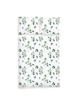 White pocket White pocket Komplet pościeli we wzory Biały