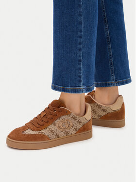 Guess Guess Αθλητικά FLTJAC LEA12 Καφέ