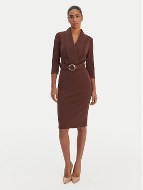 Rinascimento Rinascimento Coctailkleid CFC0126777003 Braun Slim Fit