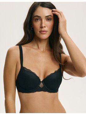 Esotiq Esotiq Biustonosz push-up 44017 Czarny