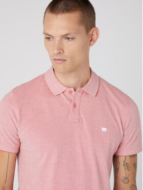 Wrangler Wrangler Polo Refined W749KHXAP 112330819 Różowy Regular Fit