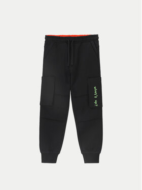 Coccodrillo Coccodrillo Pantaloni trening ZC4120102GBK Negru Regular Fit