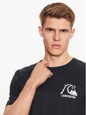 Quiksilver Majica The Original EQYZT07239 Črna Regular Fit