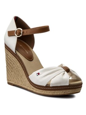 Tommy Hilfiger Tommy Hilfiger Espadrilky Iconic Elena Sandal FW0FW00905 Biela