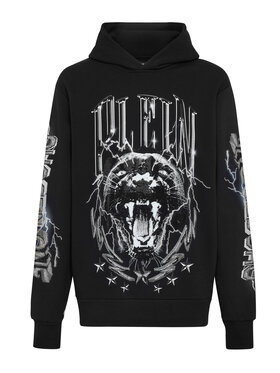 PHILIPP PLEIN PHILIPP PLEIN Mikina 471 Čierna Regular Fit