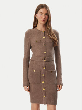 Marciano Guess Marciano Guess Плетена рокля 5BGK43 5893Z Кафяв Regular Fit