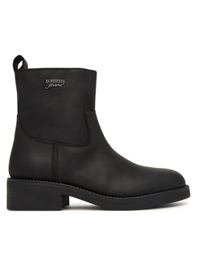 Tommy Jeans Tommy Jeans Stiefeletten Tjw Soft Sole Chelsea Boots Lth EN0EN03080 Schwarz