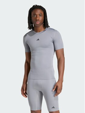 adidas adidas Koszulka techniczna 136941 Szary Fitted Fit