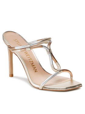 Stuart Weitzman Stuart Weitzman Papucs Woven Knot 100 Sanda SA620 Arany