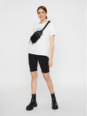 Pieces Pieces Šortky z materiálu 17103470 Černá Slim Fit